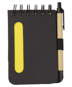 Jotter Spiral Notebook with Recycled Paper and Pen | Yellow | STD