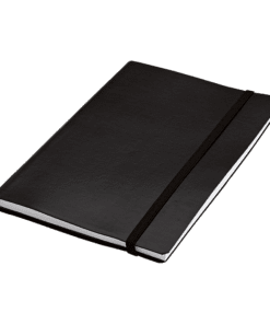 A5 Journal with Elastic Band Closure 80 Pages | Black | STD