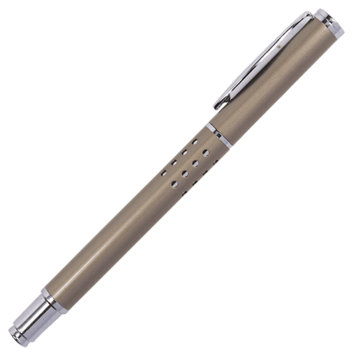 Wavy Clip Brass Rollerball Pen
