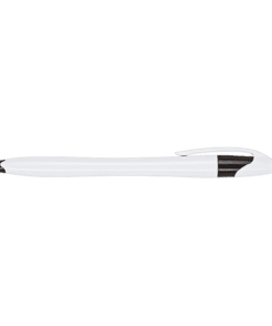 Slim White Barrel Ballpoint Pen