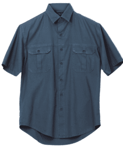 Plain Bush Shirt Mens