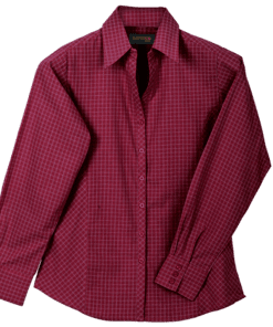 Pioneer Check Blouse Long Sleeve Ladies