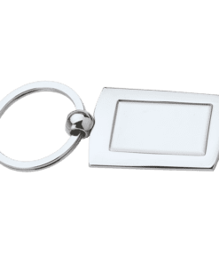 Metal Keychain with for Dome | Silver | STD