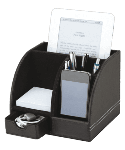 Executive Desk Box with Memo Pad | Black | STD