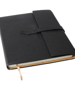 Executive A4 Notebook with Strap | Black | STD