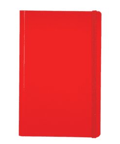 A5 Notebook with Matching Elastic Band | Red | STD