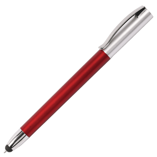 Flat Top Stylus Ballpoint Pen | Red | STD