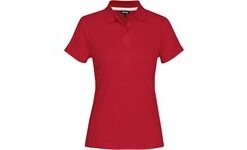 Ladies Bayside Golf Shirt - Red