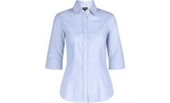 Ladies 3/4 Sleeve Earl Shirt - Sky Blue