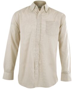 Mens Long Sleeve Lisbon Shirt - Stone