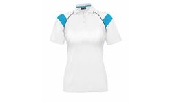 Ladies Score Golf Shirt - Cyan
