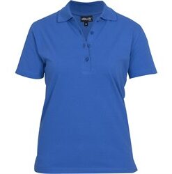 Ladies Michigan Golf Shirt - Royal Blue
