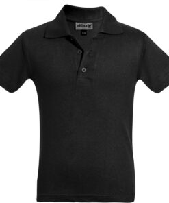 Kids Michigan Golf Shirt - Black