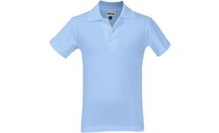 Kids Michigan Golf Shirt - Light Blue