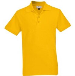 Kids Michigan Golf Shirt - Yellow