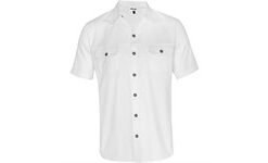 Mens Short Sleeve Oryx Bush Shirt -White