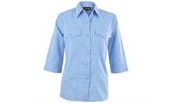 Sally Casual Blouse - Sky Blue
