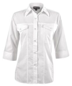 Sally Casual Blouse - White