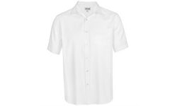 Mens Short Sleeve Seattle Twill Shirt -White