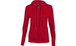 Ladies Stanford Hooded Sweater - Red
