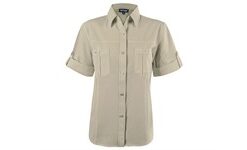 Tracker Short Sleeve Blouse - Stone