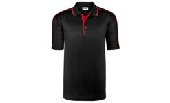 Mens Vegas Golf Shirt - Black