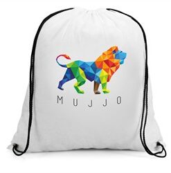 Sonar Mini 190T Drawstring Bag - Solid White