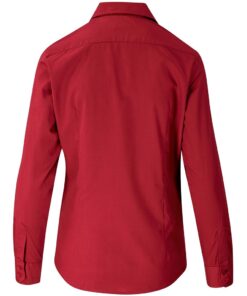 Ladies Long Sleeve Kensington Shirt - Red