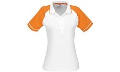 Ladies Sydney Golf Shirt - Orange