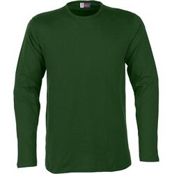 Mens Long Sleeve Portland T-Shirt - Green