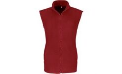 Mens Yukon Micro Fleece Bodywarmer - Red