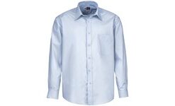 Mens Long Sleeve Washington Shirt - Blue