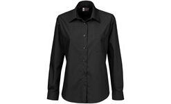 Ladies Long Sleeve Washington Shirt - Black
