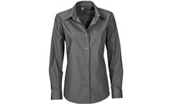 Ladies Long Sleeve Washington Shirt - Grey