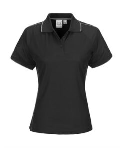 Ladies Resort Golf Shirt - Black