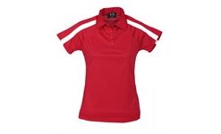 Ladies Monte Carlo Golf Shirt - Red