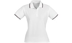 Ladies Cambridge Golf Shirt - White