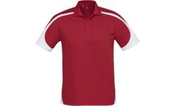 Mens Talon Golf Shirt - Red