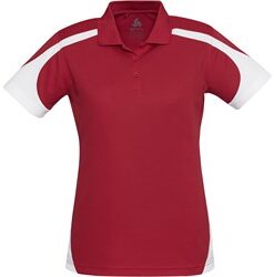 Ladies Talon Golf Shirt - Red