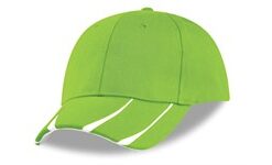 Steeldale Heavy Brushed Cotton 6 Panel Cap - Lime