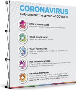 Venus Covid-19 Banner Wall