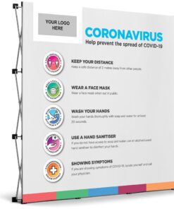 Venus Africa COVID-19 Banner Wall