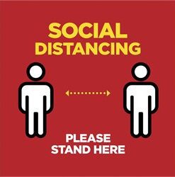 Jupiter Covid-19 Square Vinyl Men (Set of 3) - Red