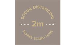 Sirius COVID-19 Square Laminated Anti-Slip Floor Vinyl (Set of 8)