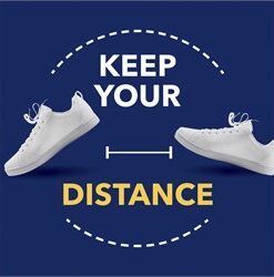 Centauri COVID-19 Square Laminated Anti-Slip Floor Vinyl (Set of 8)