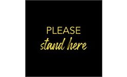 Cygni COVID-19 Square Laminated Anti-Slip Floor Vinyl (Set of 8)