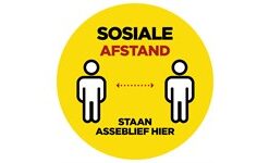 Jupiter Afrikaans Round Laminated Anti-Slip Floor Vinyl (Set of 8)