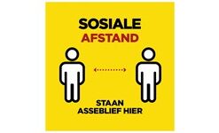 Jupiter Afrikaans Square Laminated Anti-Slip Floor Vinyl (Set of 8)