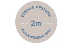 Sirius Afrikaans Round Laminated Anti-Slip Floor Vinyl (Set of 8)