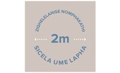 Sirius Zulu Square Laminated Anti-Slip Floor Vinyl (Set of 8)